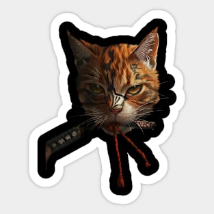 Cat Ninja Saga Purr-fect Stealth Sticker